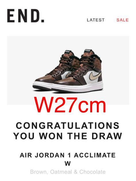 【最安値，品質保証】 ラスト1足 レア 定価以下 Nike Air Jordan 1 Acclimate &ldquo;Brown Basalt&rdquo; W27cm(26.0cm以上)｜売買されたオークション情報、yahooの商品情報をアーカイブ公開 - オークファン 26.0cm以上