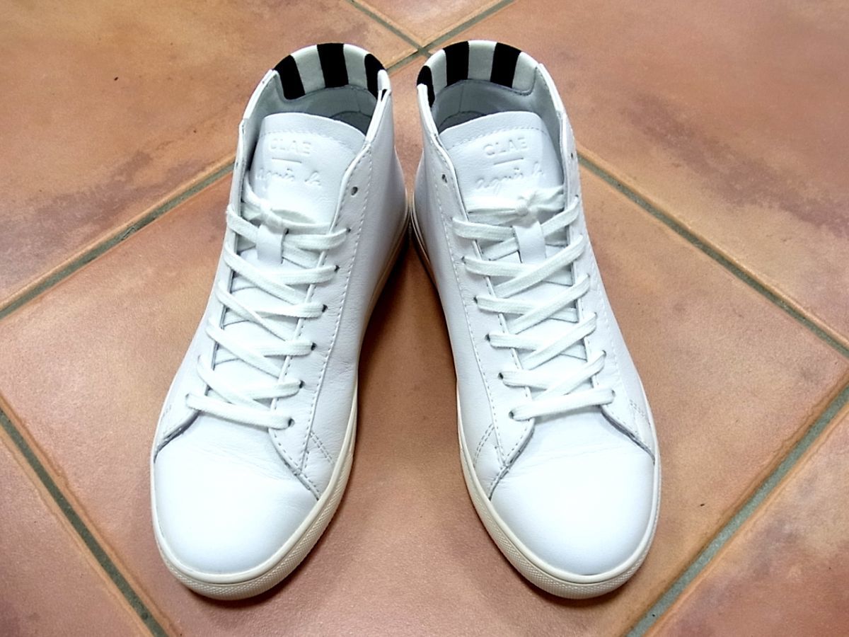 ほぼ未使用 定価30,500円◇agnes b.×CLAE コラボ シューズ ハイカット 