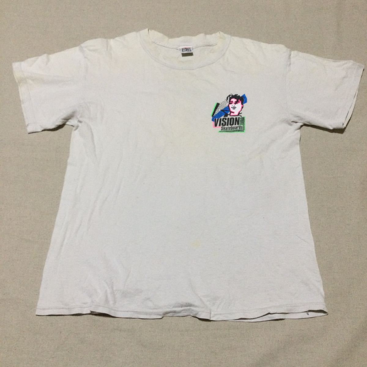 80s VISION Tシャツ skateboard sk8 old skate vintage ビンテージ 