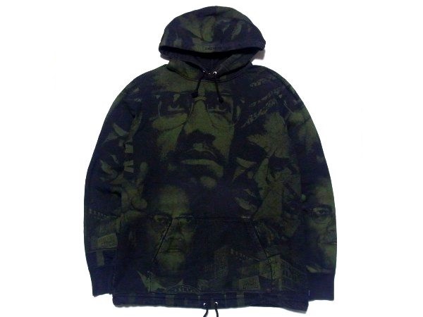 15SS Supreme Malcolm X Hooded Sweatshirt Lサイズ マルコムX フード  