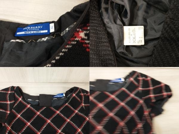 冬 BURBERRY BLUE LABEL バーバリーブルーレーベル ワンピース 2点  