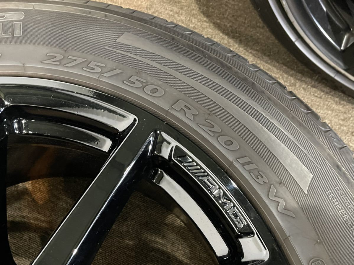 屋内保管☆W463A G63 純正 AMG ホイール 20インチ 275/50R20 ブラック
