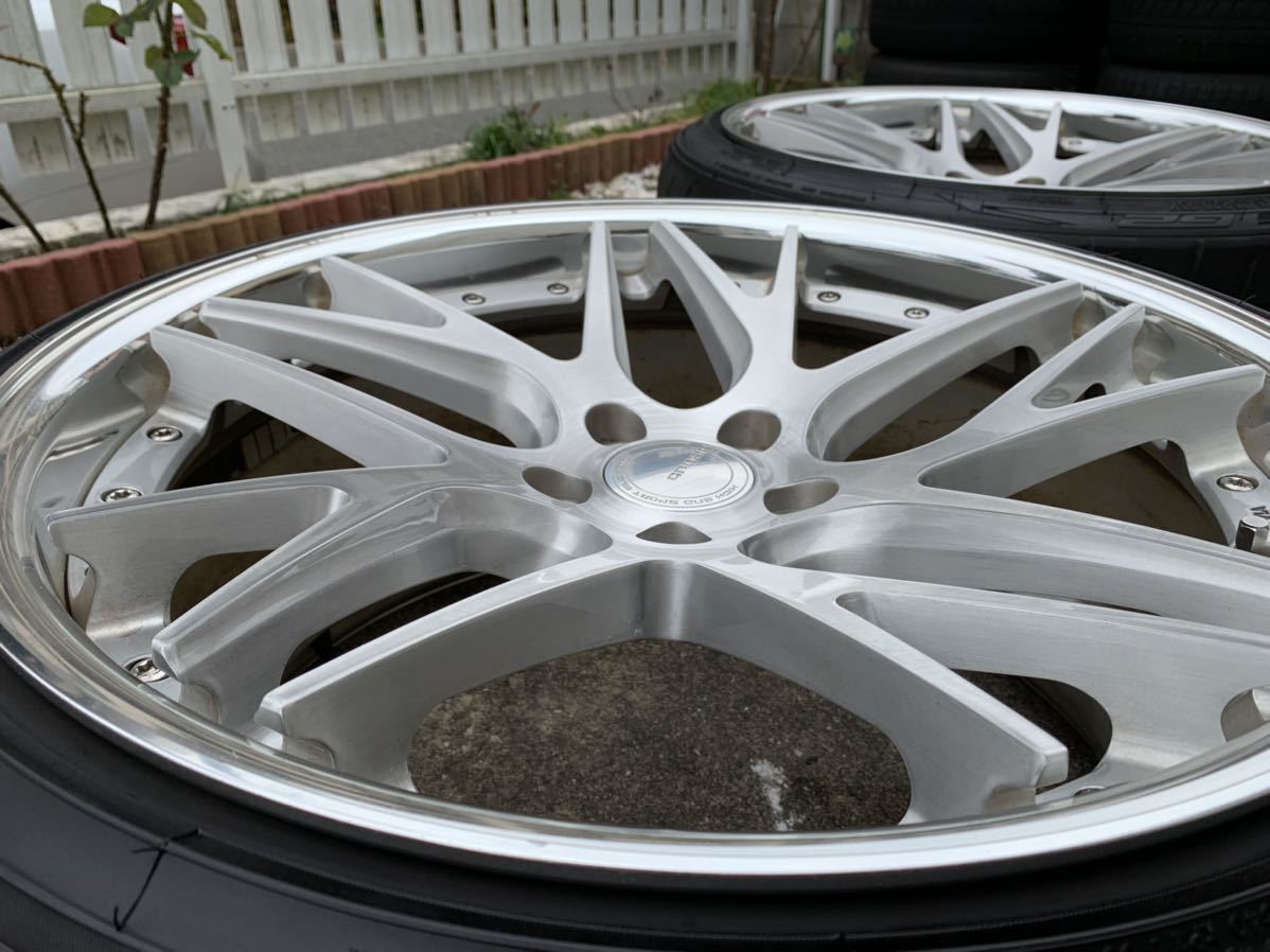 美品」WORK ワーク グノーシス CVX 20インチ 9.5j 10j pcd114.3