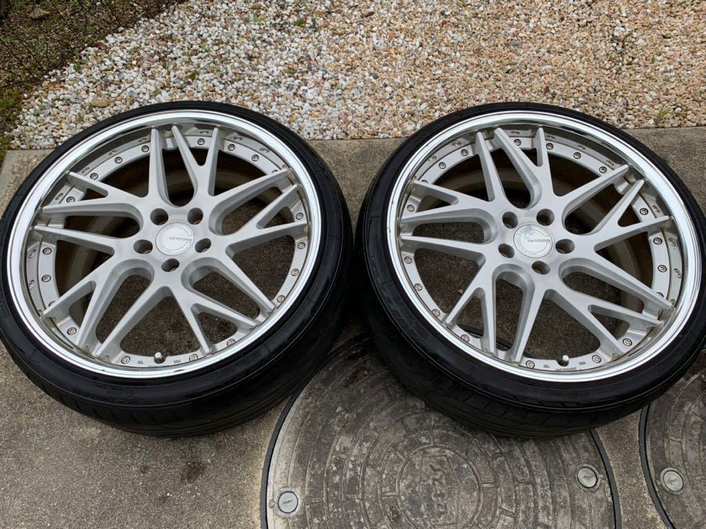 美品」WORK ワーク グノーシス CVX 20インチ 9.5j 10j pcd114.3