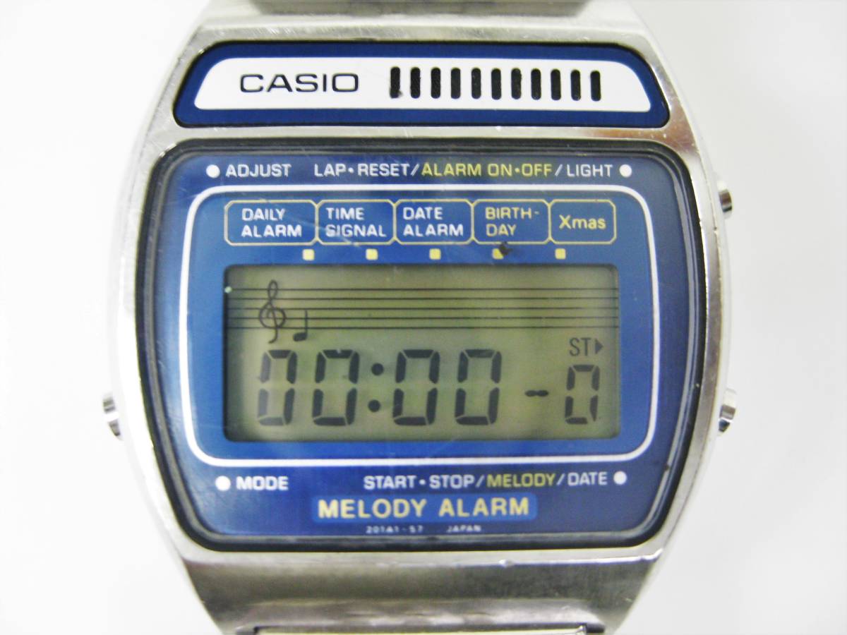 激レア◇中古動品◇H104◇カシオ メロディーアラーム◇MELODY ALARM
