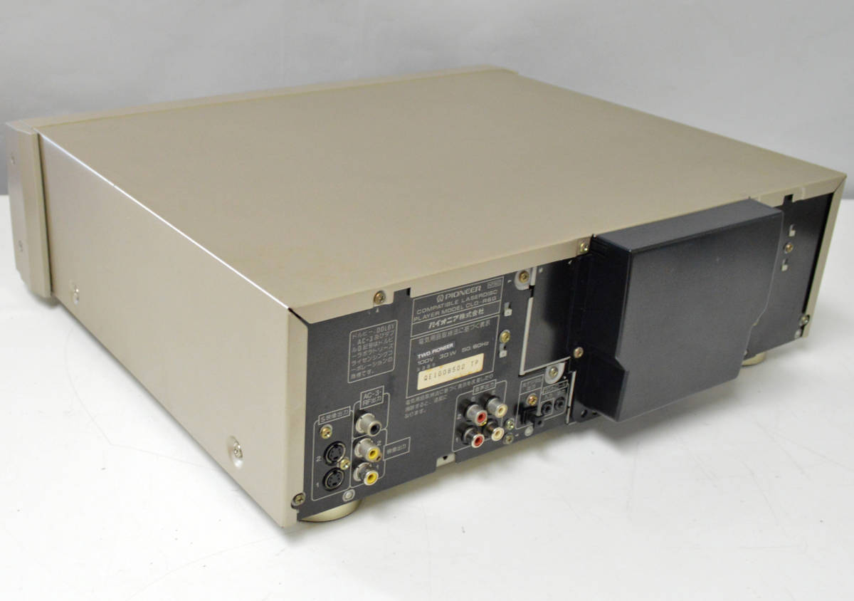 お正月間に合います！パイオニア LDプレーヤー CLD-R6G☆新品ケーブル