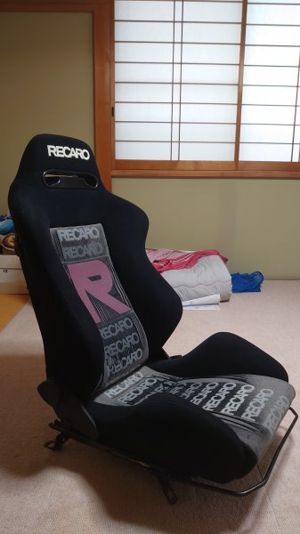 RECARO セミバケSR-2 アバンギャルドBNR32運転席側シートレール付き 
