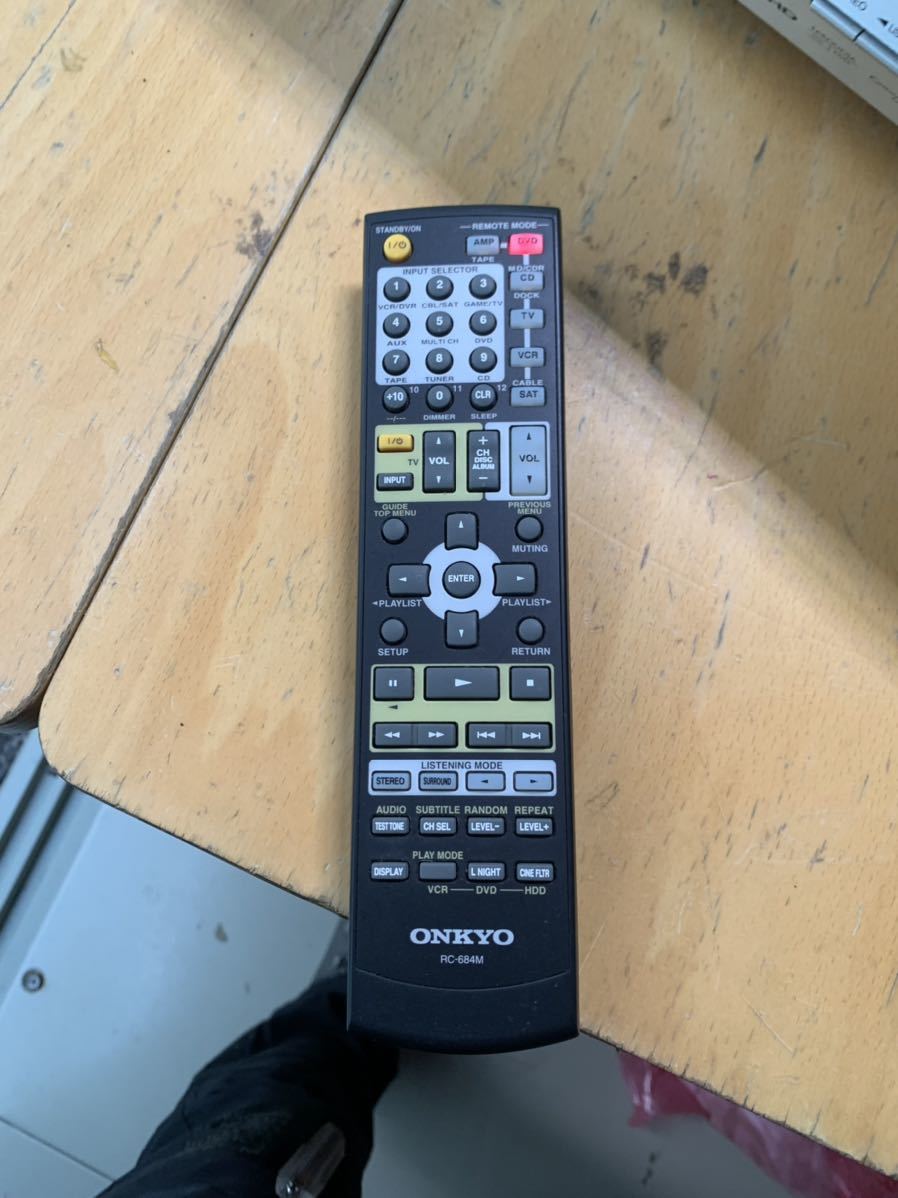 動画あり】ONKYO/オンキヨー AVセンターアンプ TX-SA608 リモコン付き