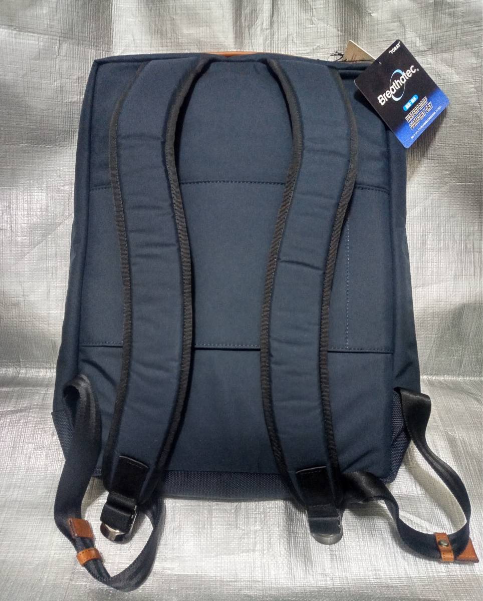 ○新品 タケオキクチ 日本製 定価30800円 紺 防水ブリザテック素材 