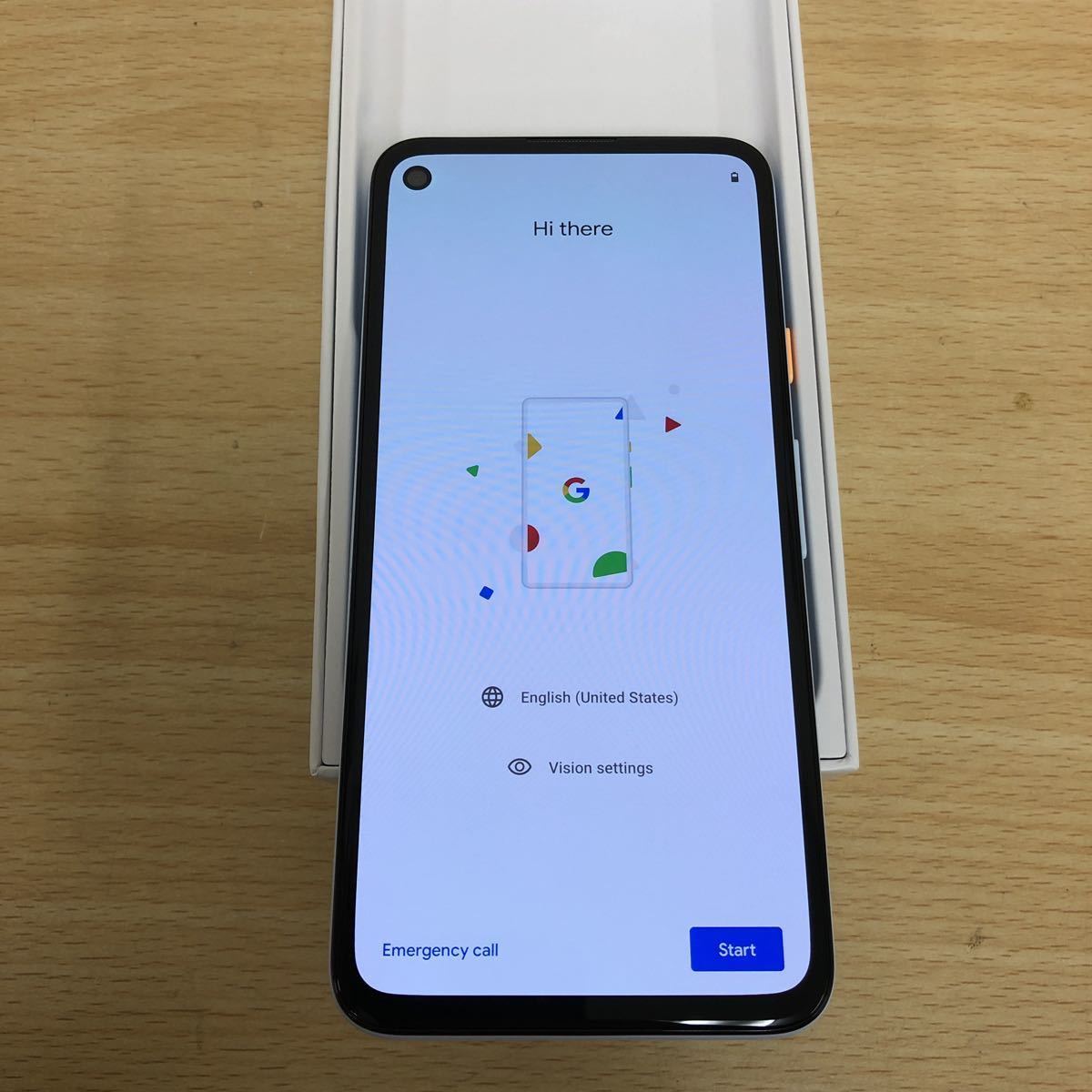 1円～ 美品 Google Pixel 4a 128GB G025M ソフトバンク 判定:◯ スマホ Barely Blue グーグル_6