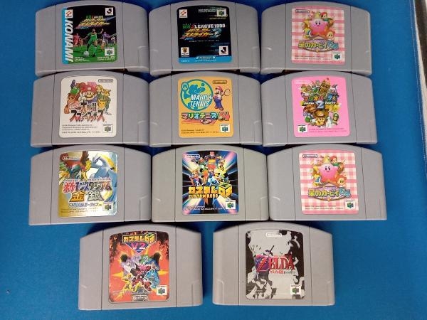 ジャンク ニンテンドー64 ゲームソフト 11本まとめ売り 星のカービィ 