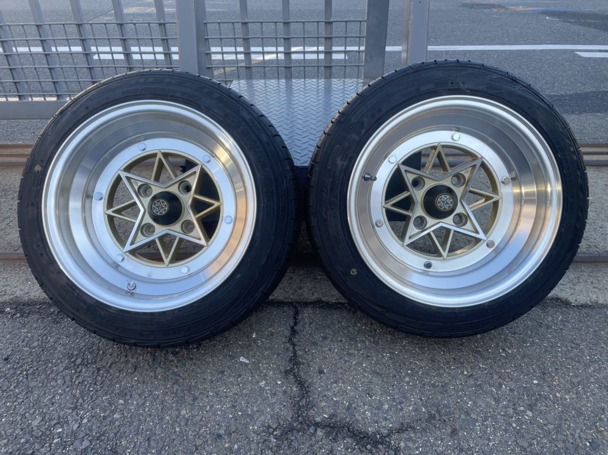 ☆復刻スターシャーク 14インチ 8J タイヤ新品☆ 旧車 街道レーサー
