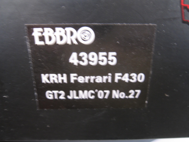 特価 レッドライン（エブロ） フェラーリF430 1/43 未開封 フェラーリ