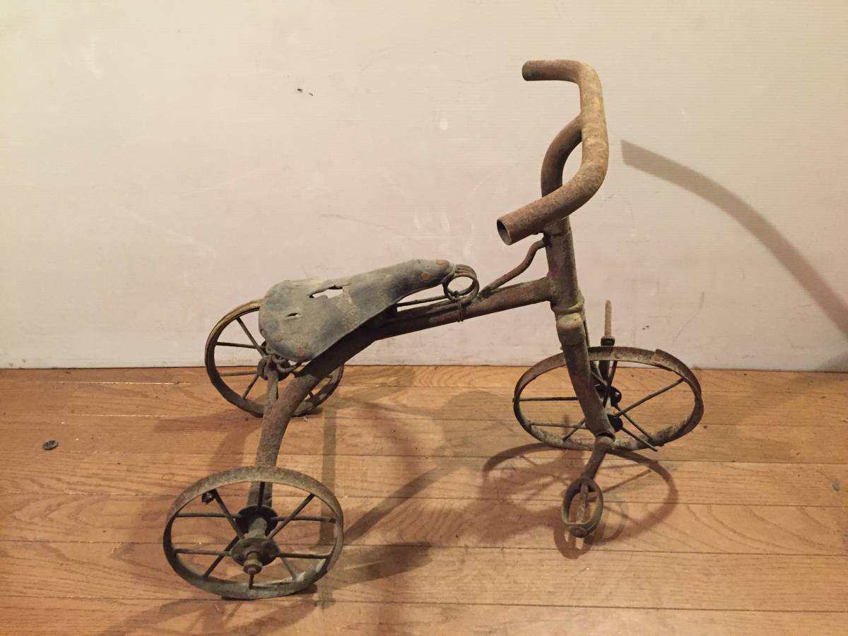 昭和 レトロ 三輪車 三輪車 超レア レトロ アーティスト 雑貨 人形