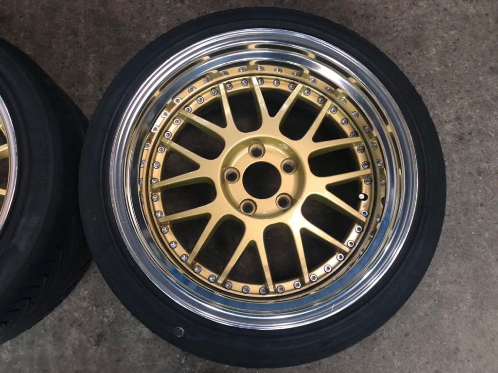 18インチ 10J+24 5H114.3 JZX100で使用 SSR スピードスター Professor 