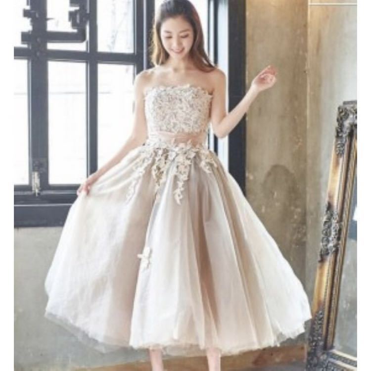 ウェディングドレス 花嫁ドレス パーティードレス 花刺繍 チュールドレス プリンセスタイプ 売買されたオークション情報 Yahooの商品情報をアーカイブ公開 オークファン Aucfan Com