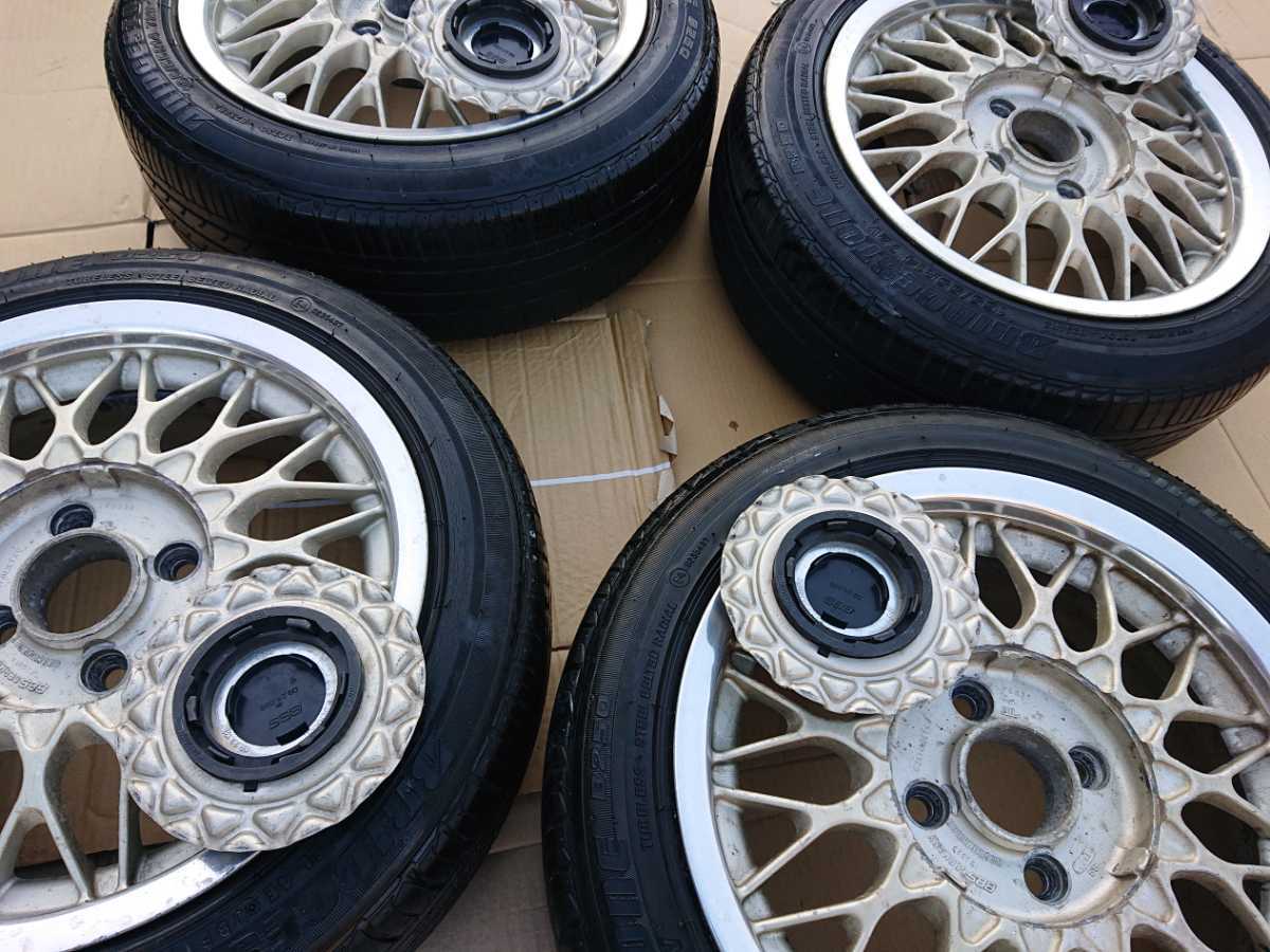BBS RG036アルミホイールタイヤセット4本 14インチ 6J オフセット40 