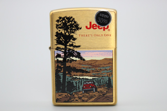 未使用品】希少品 ジープ Zippo 204BJ 250 JEEP,TREE,SUNS A XV 