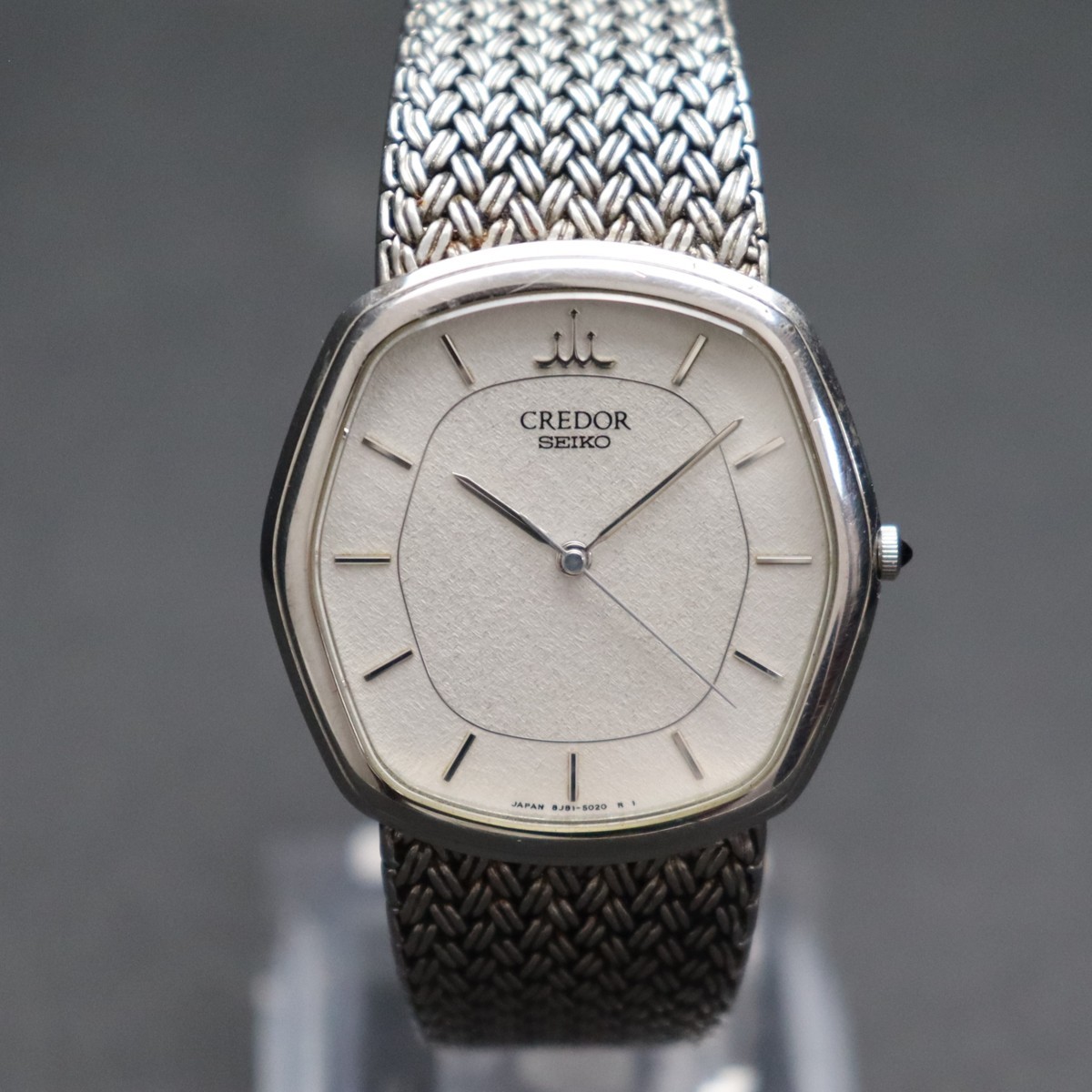 SEIKO CREDOR セイコー クレドール 8J81-5030 クォーツ 和紙風変わり 