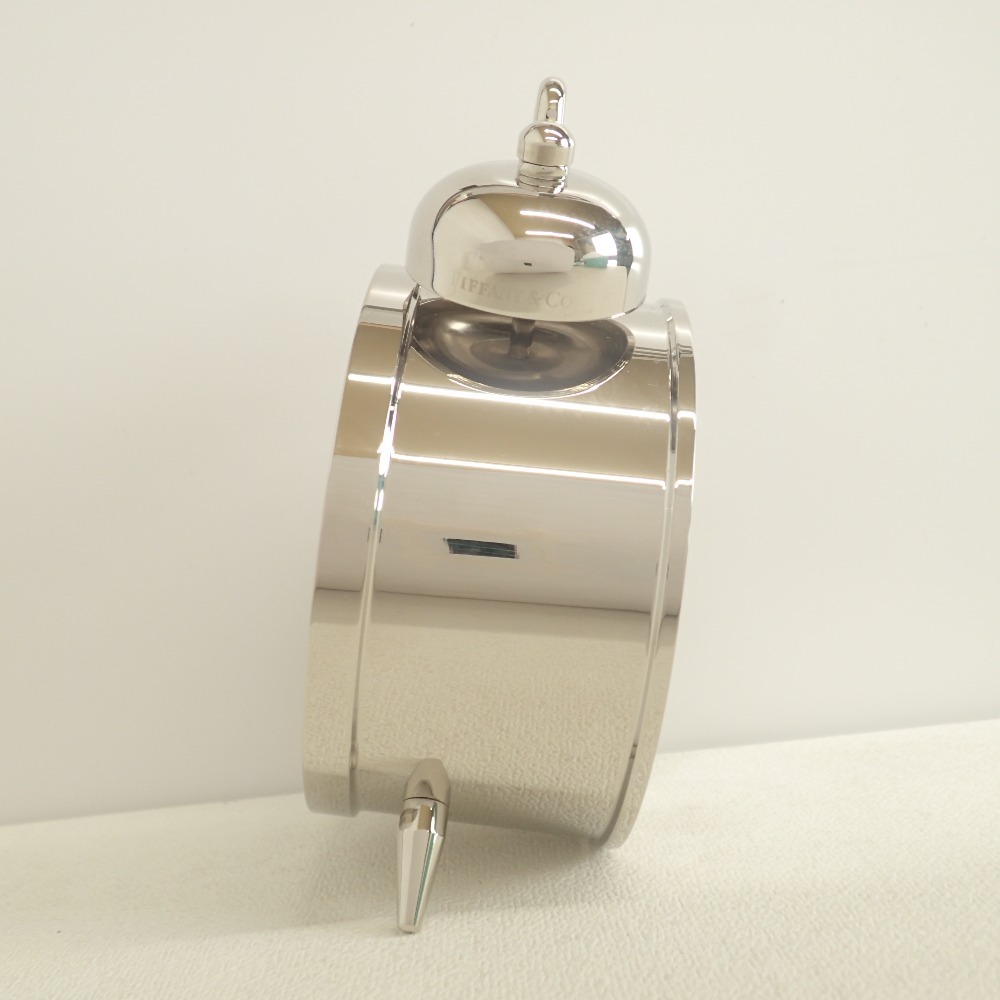 Tiffany & Co. アラーム時計 シルバー 1円/新品同様品】TIFFANY&Co. ティファニー ツインベル アラーム