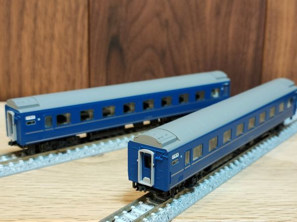  KATO 10-1360 14系15形寝台特急 あかつき 長崎編成7両セットより オハネ15 2両組 オハネ25 スハネフ15 彗星 明星連結に(客車)｜売買されたオークション情報、yahooの商品情報をアーカイブ公開 - オー 客車