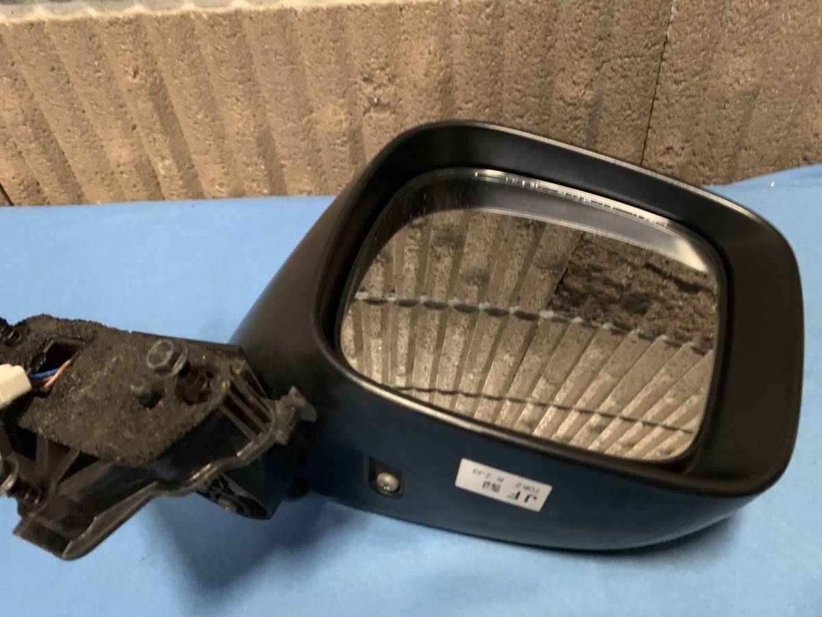 送料無料　MH23S　ワゴンR　純正ドアミラー　右側　ウインカー付き　ZJ3　ブルーイッシュブラック ワゴンR MH23S 純正 Z2S H21 H24年