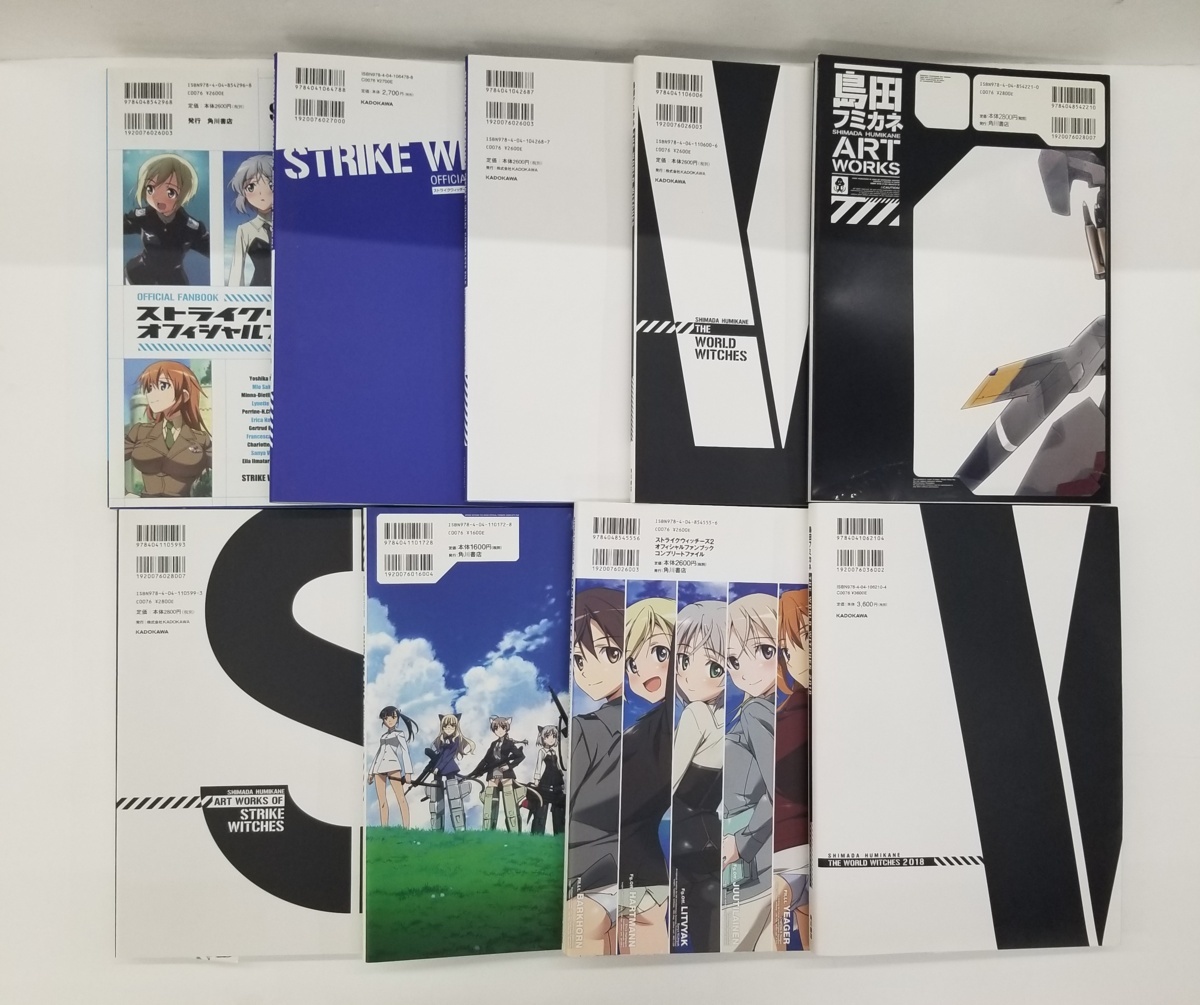 izu◇中古品◇ストライクウィッチーズ ファンブック+島田フミカネ 画集  