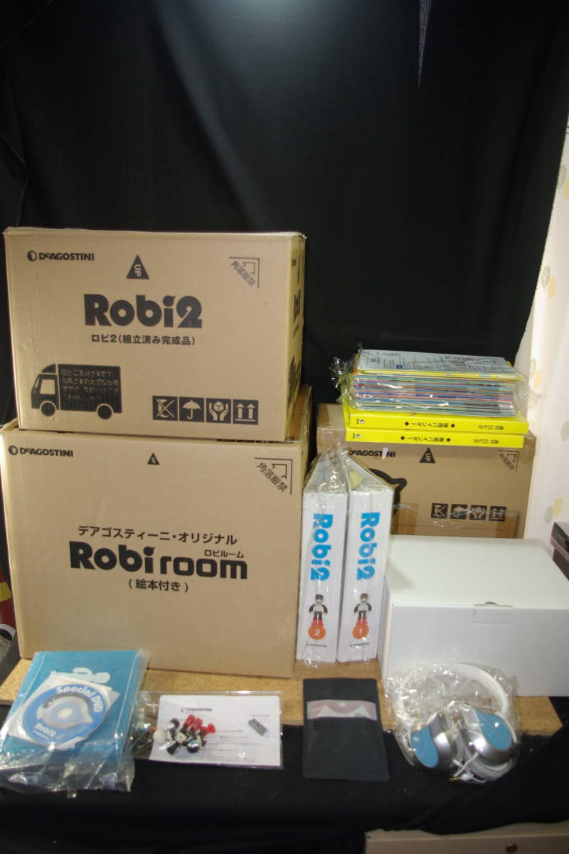 デアゴスティーニ メーカー完成品 ロビ2＋専用ロビライド＋ロビルーム