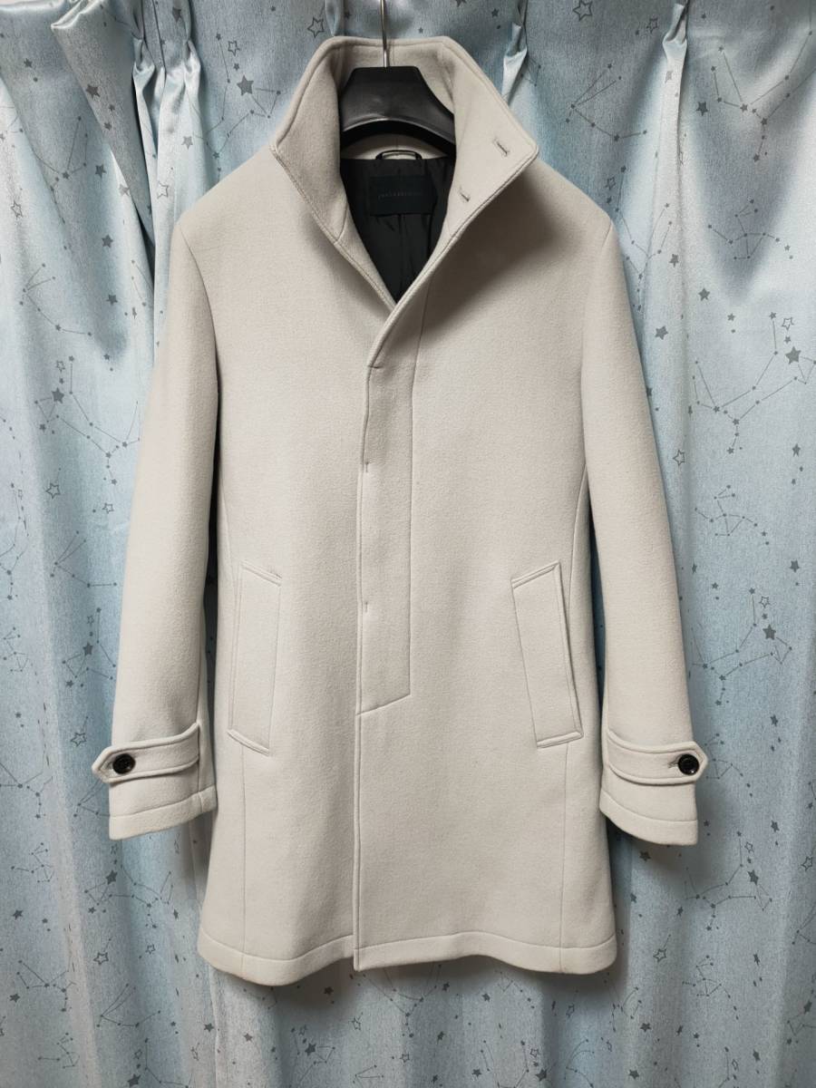 junhashimoto STAND COLLAR COAT スタンドカラーコート メルトン
