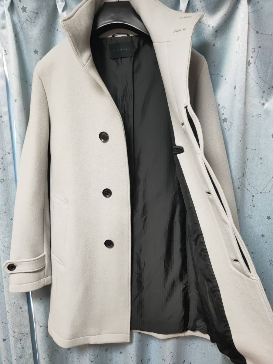 junhashimoto STAND COLLAR COAT スタンドカラーコート メルトン