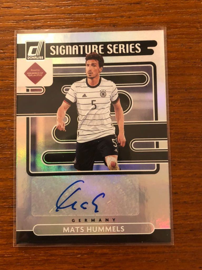 2021-22 Panini Donruss Soccer Mats Hummels Signature Series 直筆 