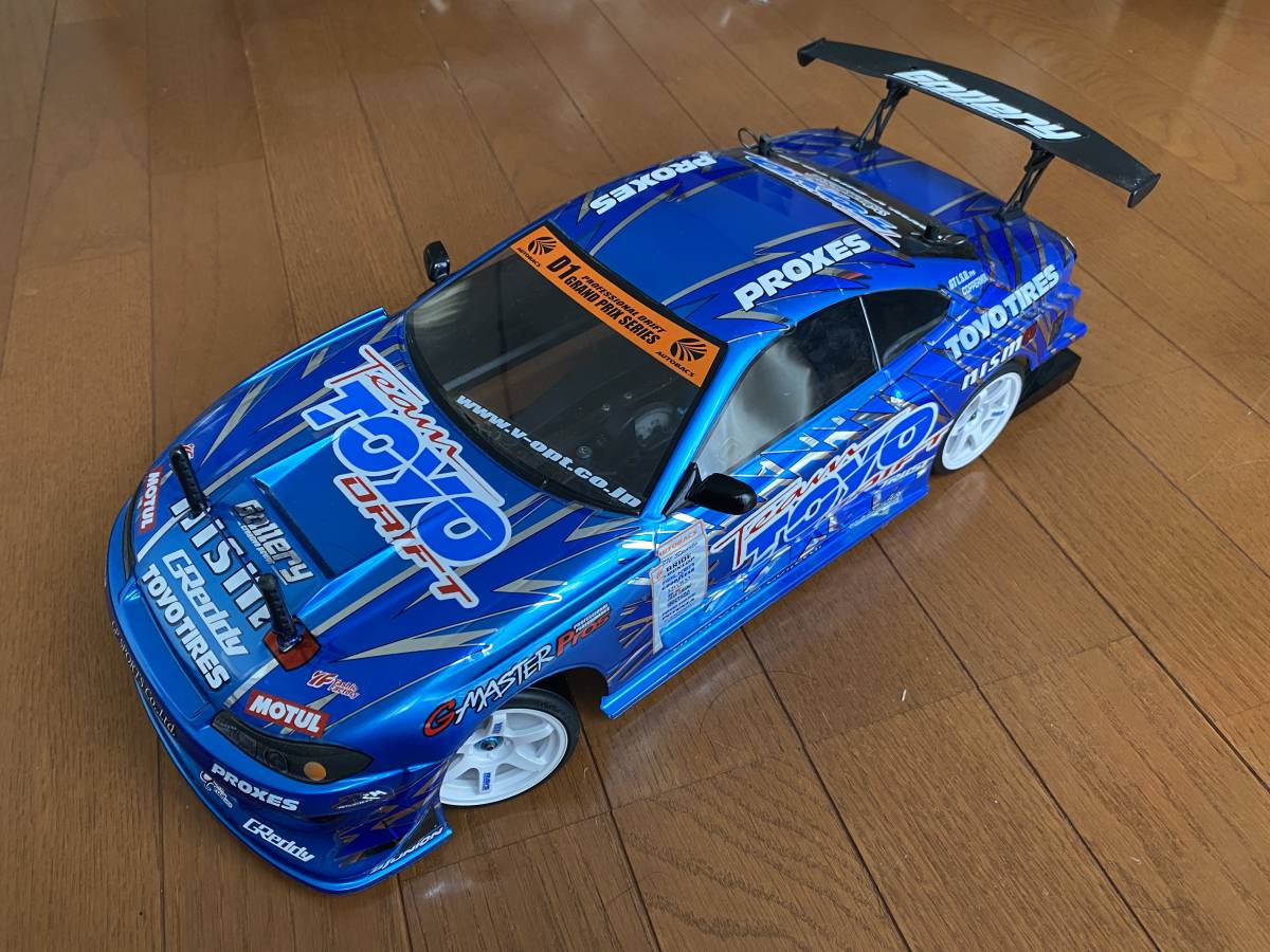 S15 TOYO ドリフト Team ヨコモ TIRES シルビア RC ボディ s15 カー