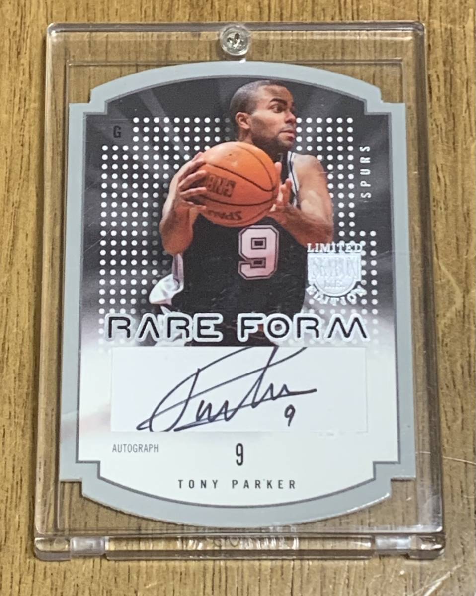 レア TONY PARKER 2004-04 FLEER SKYBOX RARE FORM AUTOGRAPH／260 