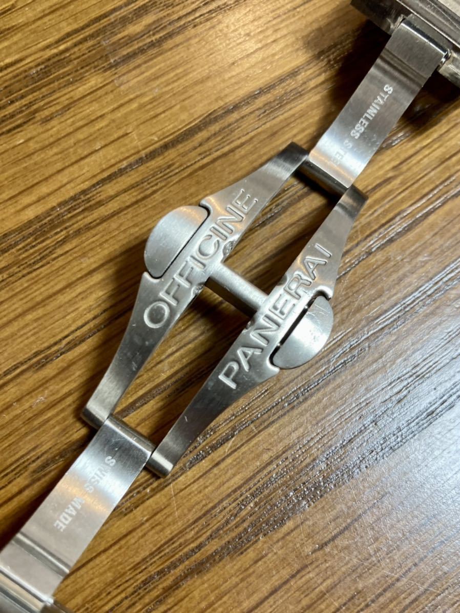最終値下げOFFICINE PANERAI 純正品ステンレスブレスレット 24m