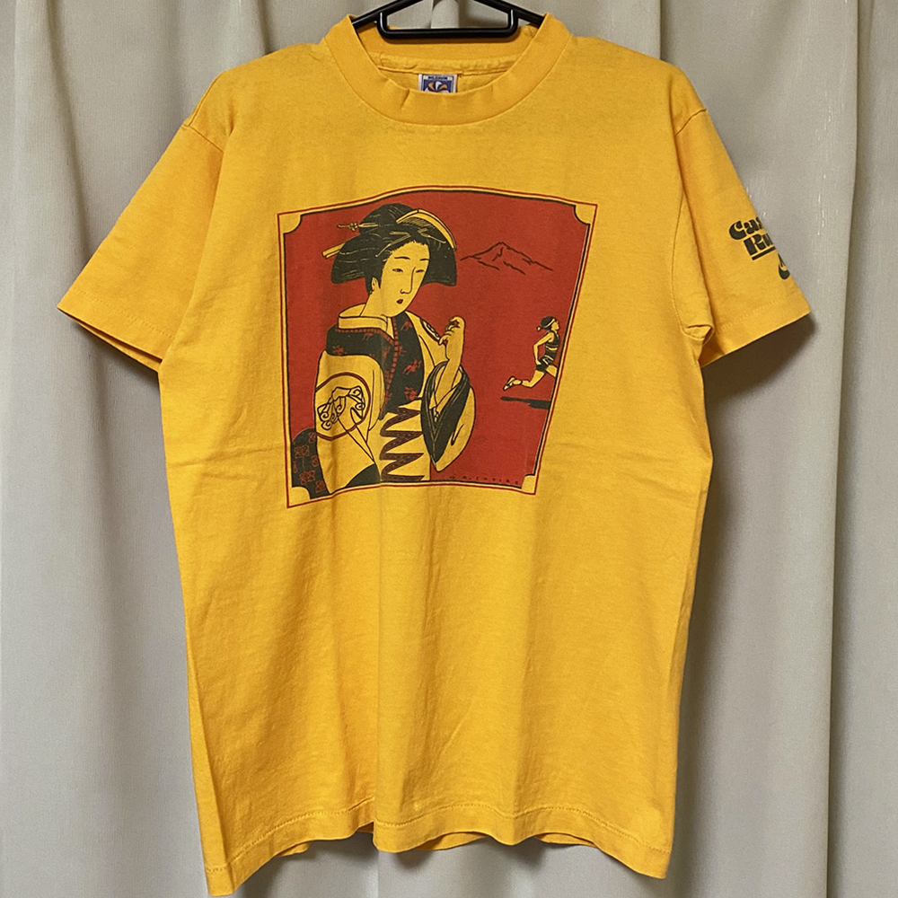 NIKE ナイキ 風車タグ 浮世絵 芸者 Tシャツ 新品 Mサイズ cascade run 