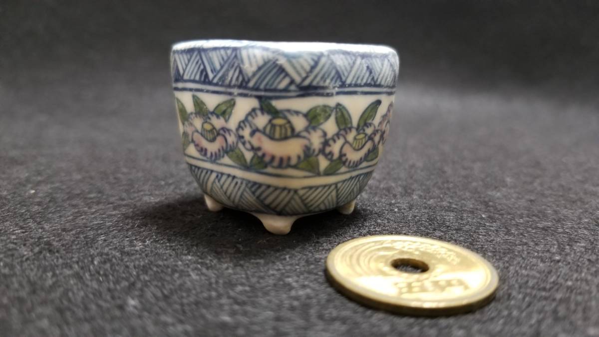 美術品・アンティーク・コレクション 石田祥石 楕円 盆栽鉢