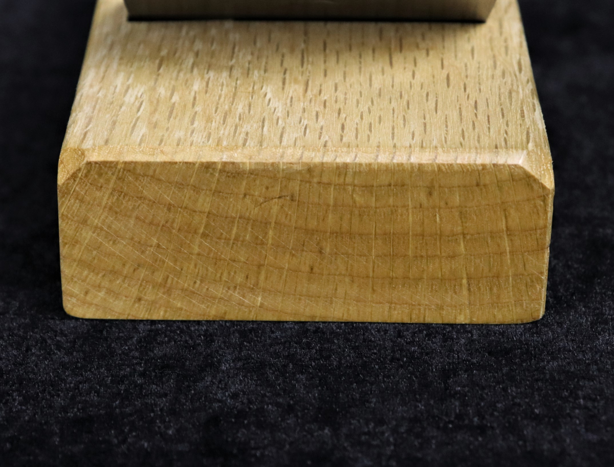 美品】 【鍛炎】 山口房一之作 播麿住 鉋 木箱付き カンナ 大工道具 
