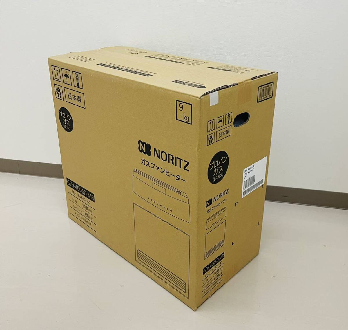 NORITZ【新品 1円～】ノーリツ ガスファンヒーター GFH-4006D-MR プロパンガス 10畳 2021年製 マットローズ ガスファンヒーター ノーリツ NORITZ 2018年製 GFH-4005S ガスファンヒーター、都市ガス用、ホース、ストーブ