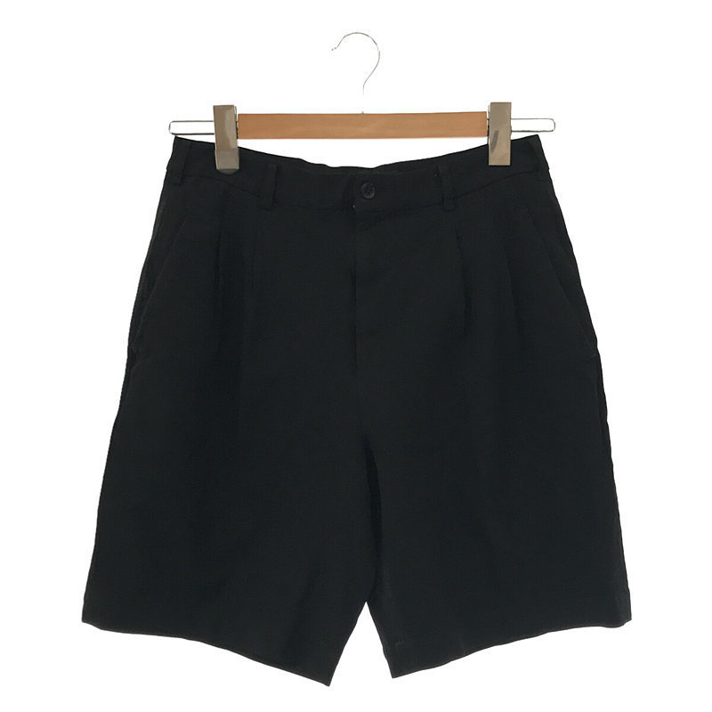BLACK COMME des GARCONS 17AW ポリ縮 ハーフパンツ BLACK COMME des GARCONS / ブラックコムデギャルソン | ポリ縮絨