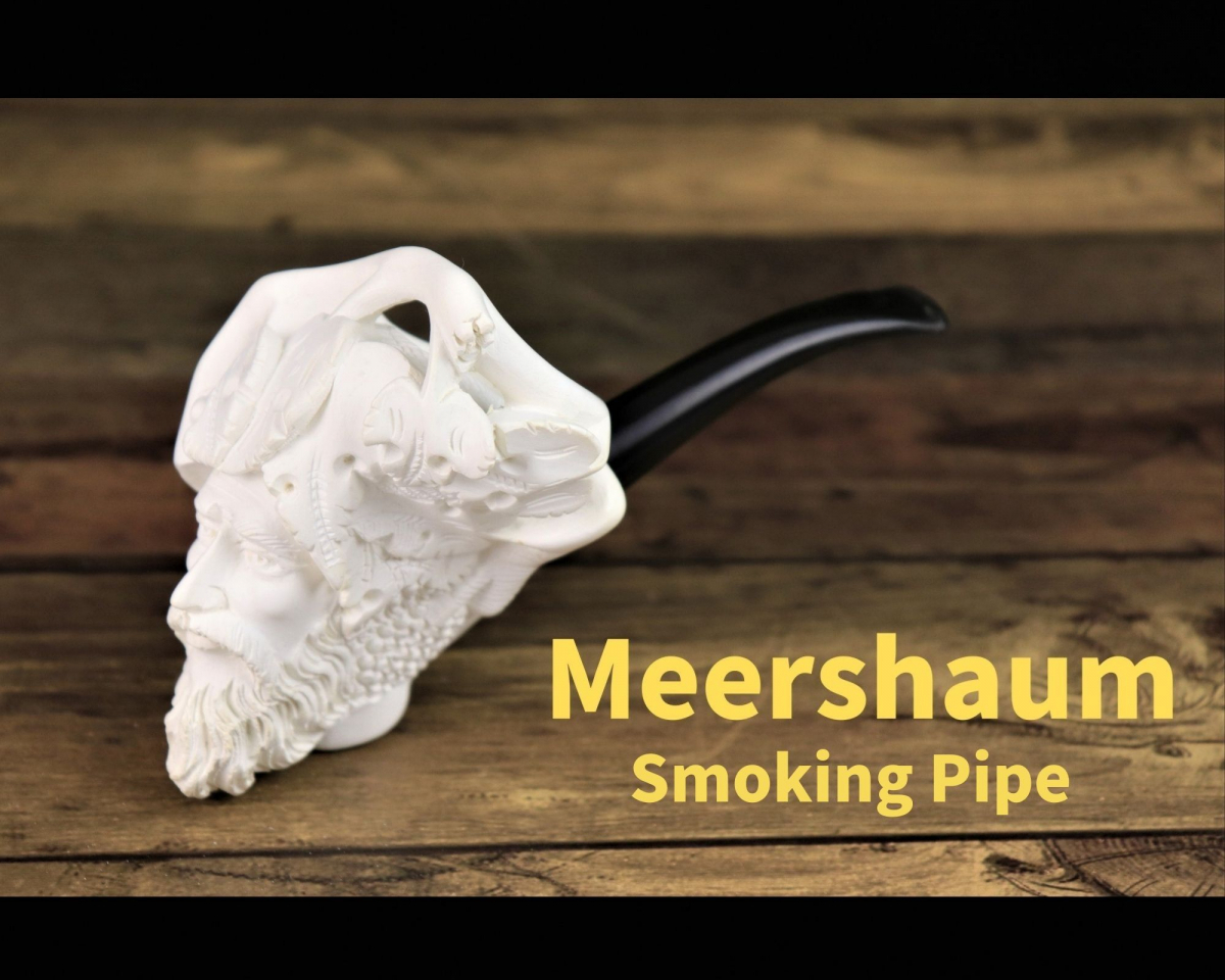未使用 美品】 Meershaum Smoking Pipe メシャムパイプ ケース付 海泡