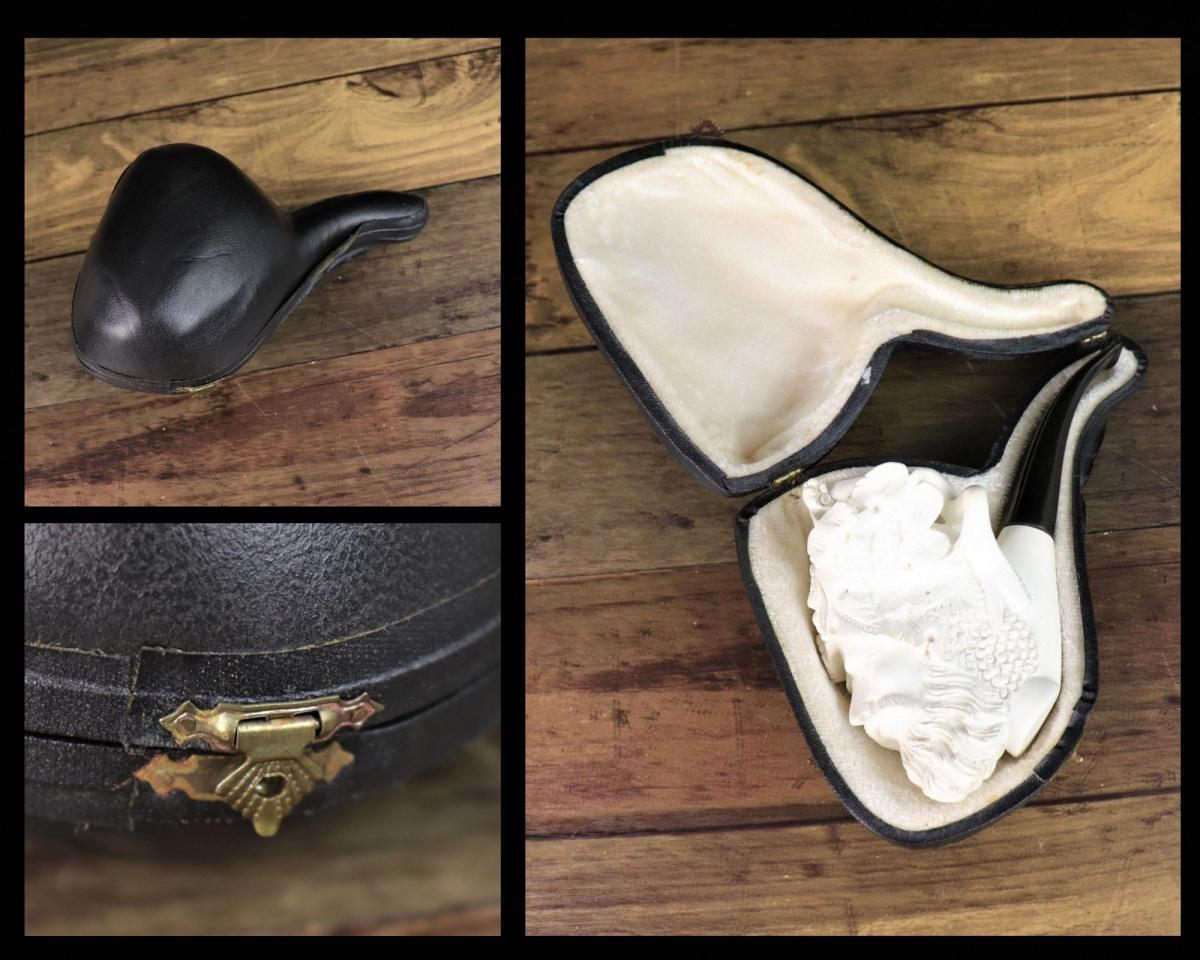 未使用 美品】 Meershaum Smoking Pipe メシャムパイプ ケース付 海泡