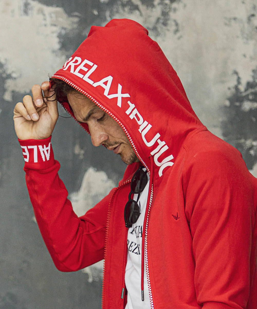 1PIU1UGUALE3 RELAX ウノピゥウノウグァーレトレ スウェット パーカー  