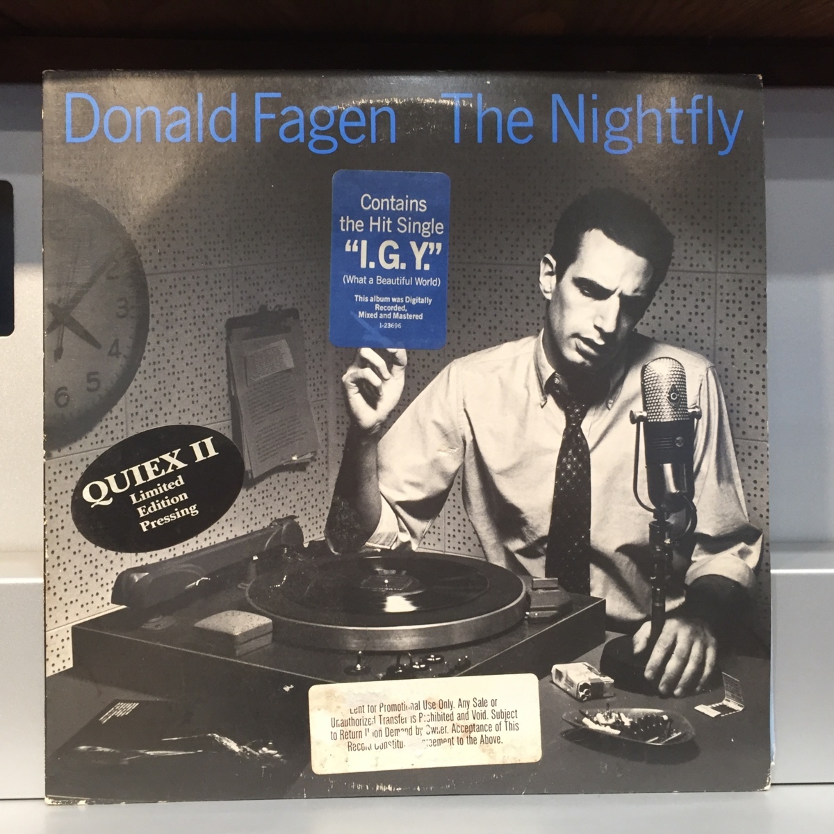 LP DONALD FAGEN &frasl; NIGHT FLY 7599236961 &frasl; &frasl;PROMO ONLY 高音質QUIEX