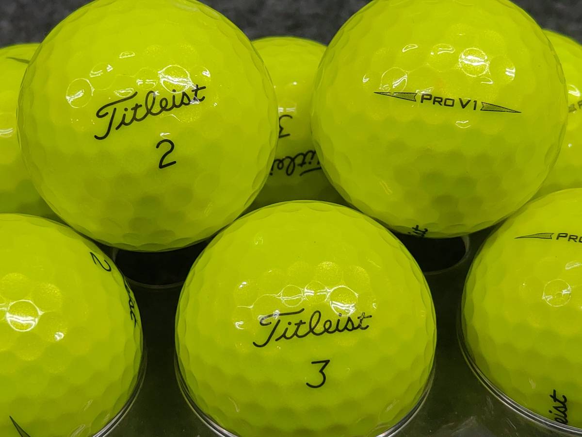 ☆高品質☆A級☆タイトリスト PRO V1 '19 イエロー 24球セット ゴルフ