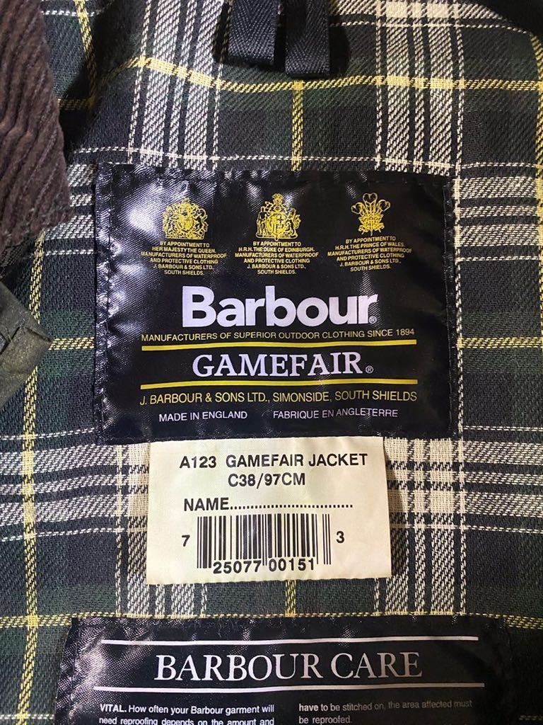 希少　新品未使用タグ付　3ワラント　ゲームフェア　シップス別注　38 barbour ゲームフェア 美品 C38 3ワラント バブアー(男性用)｜売買され