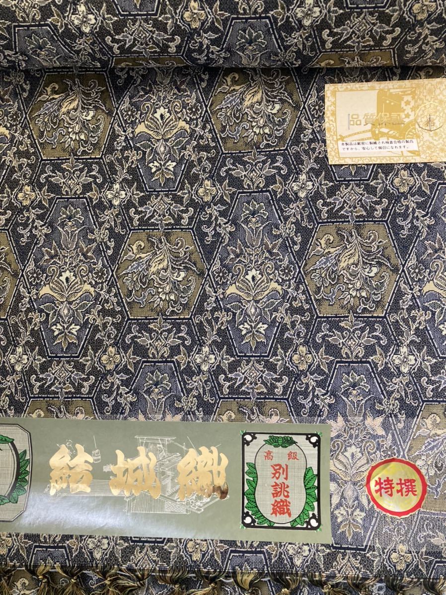 結城織高級別誂織 結城織 反物 着物 未使用(結城紬)｜売買された 
