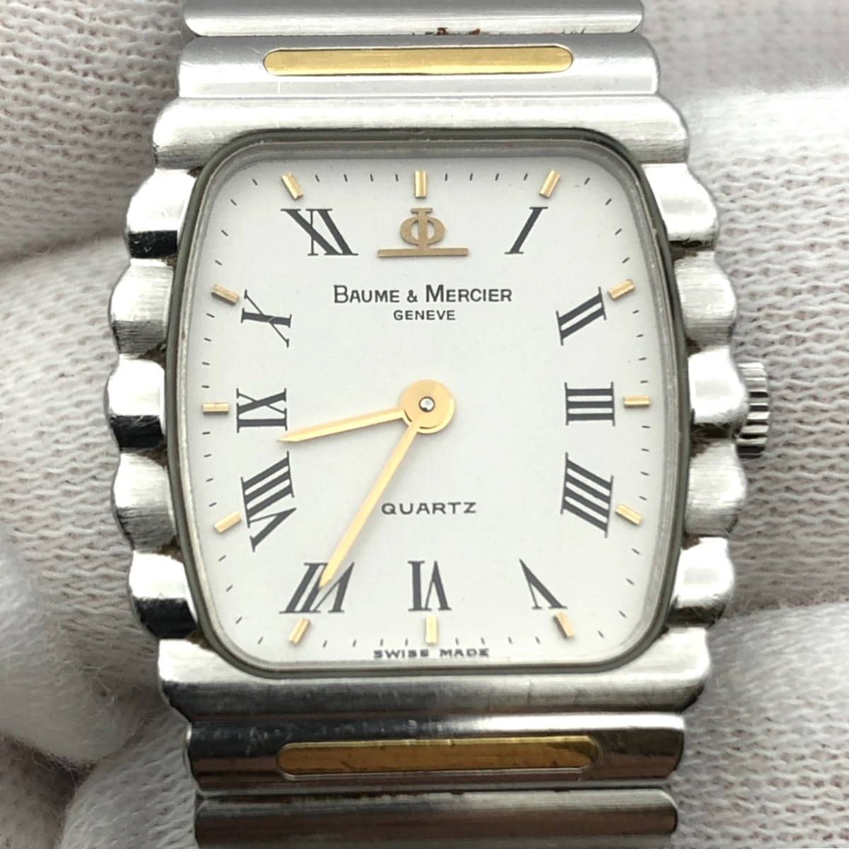 ボーム&メルシエ　腕時計　レディース　コンビ　ジャンク ボーム&メルシエ 腕時計 レディース コンビ ジャンク ジャンク品