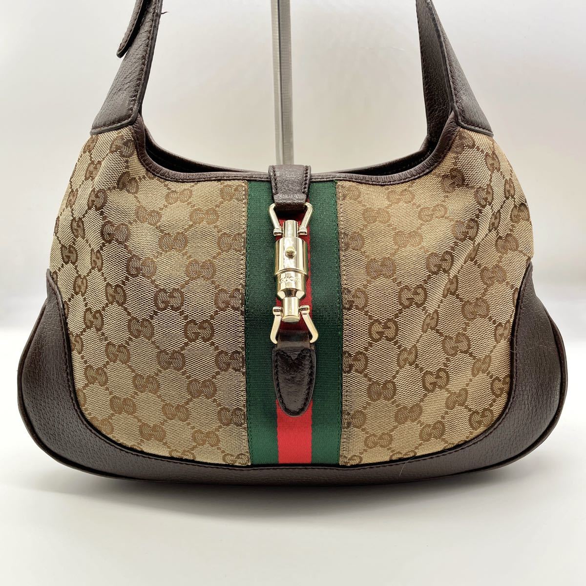 1円【幻の逸品】GUCCI グッチ ショルダーバッグ ニュージャッキー 
