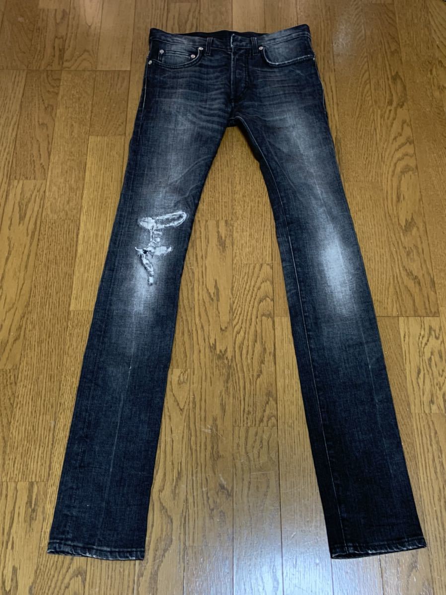 ディオールオム ジェイク デニム 27 Dior homme Black Lipper JAKE 27 
