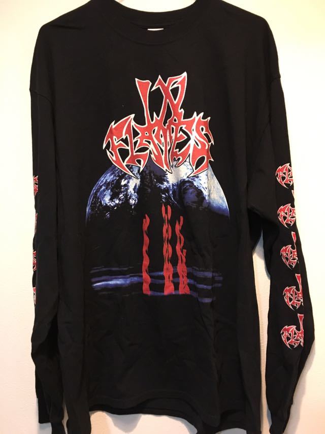 安い，お買い得 IN FLAMES インフレイムス Tシャツ OBITUARY CRADLE OF FILTH CARCASS AMORPHIS SOILWORK CHILDREN OF BODOM SLAYER 長袖 ロンt XL(Tシャツ)｜売買されたオークション情報、yahooの商品情報をアーカイブ公開 - オークファ Tシャツ